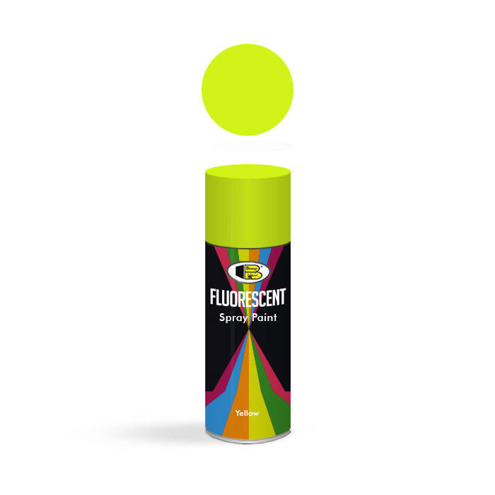 

1005 Жовтий ФЛУОРЕСЦЕНТНА ФАРБА В АЕРОЗОЛІ BOSNY 400мл, Желтый