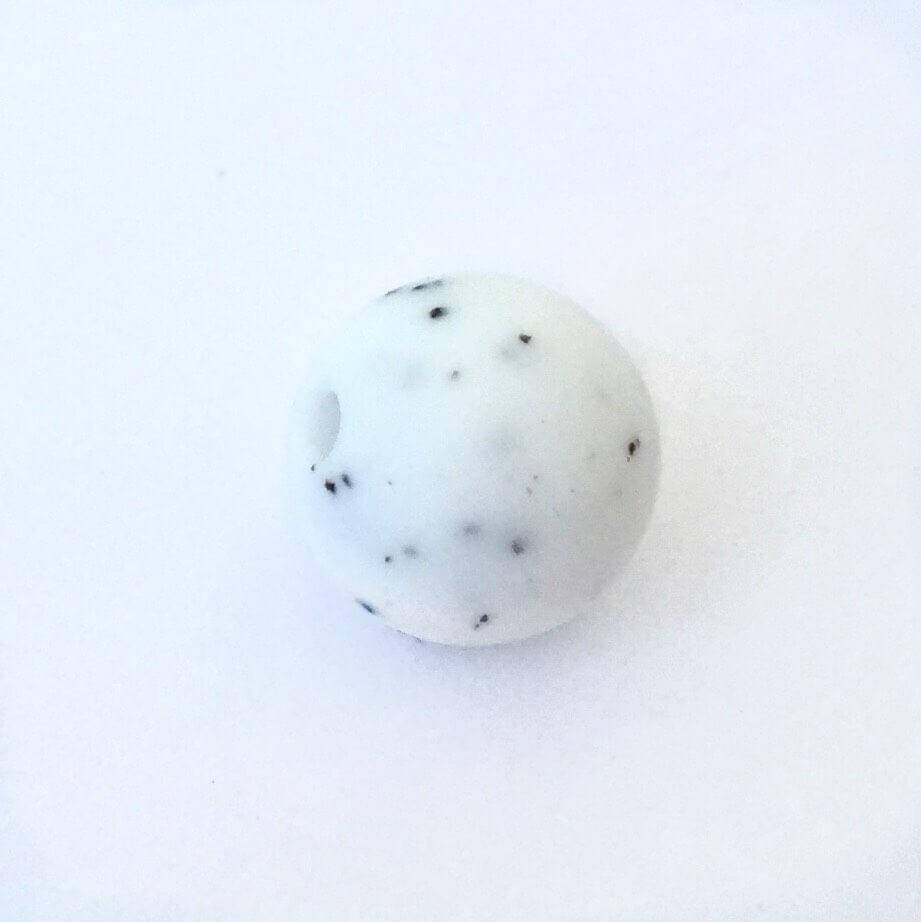 

15мм (гранит) круглая, силиконовая бусина