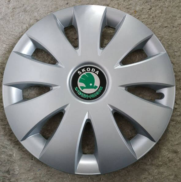 

Колпаки для дисков на автомобиль Skoda R15, комплект 4 штуки, производства Польша.