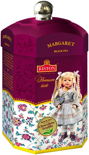 

ЧАЙ В ПОДАРОЧНОЙ УПАКОВКЕ RISTON MARGARET ЧЕРНЫЙ С КУСОЧКАМИ ШОКОЛАДА 125 ГРАММ ЦЕЙЛОН