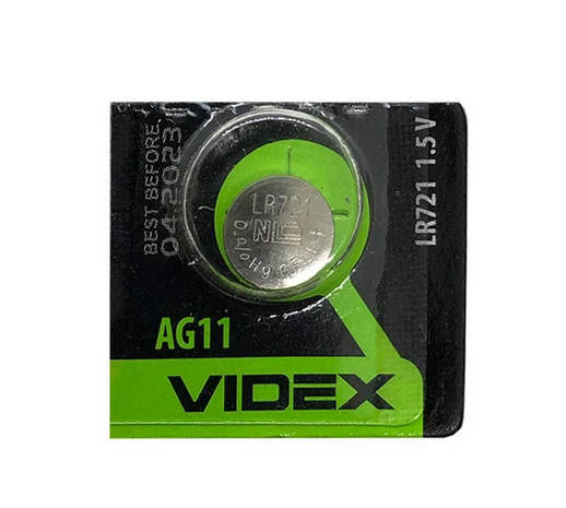 

Батарейка Videx AG11, LR721 (цена за 1бат.)