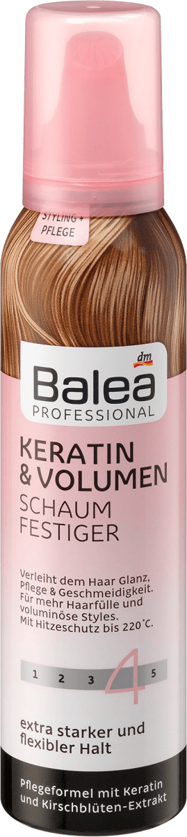 

Кератиновый мусс для волос Balea Professional Keratin & Volumen, 150 ml