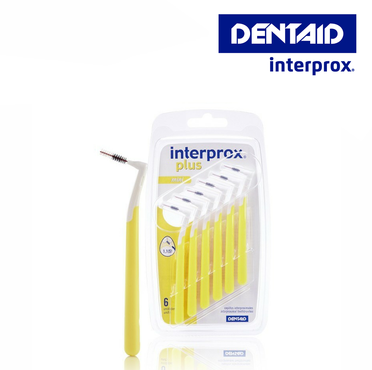 

Щетка межзубная INTERPROX PLUS 2G MINI, 1.1 мм, 6 шт., Черный