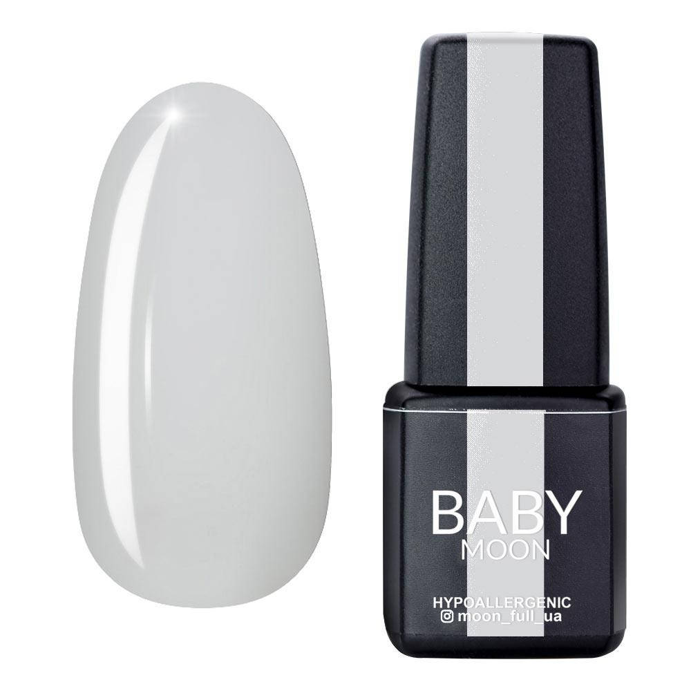 

Гель лак BABY Moon Midnight Gel polish №003 белый полупрозрачный с блестками