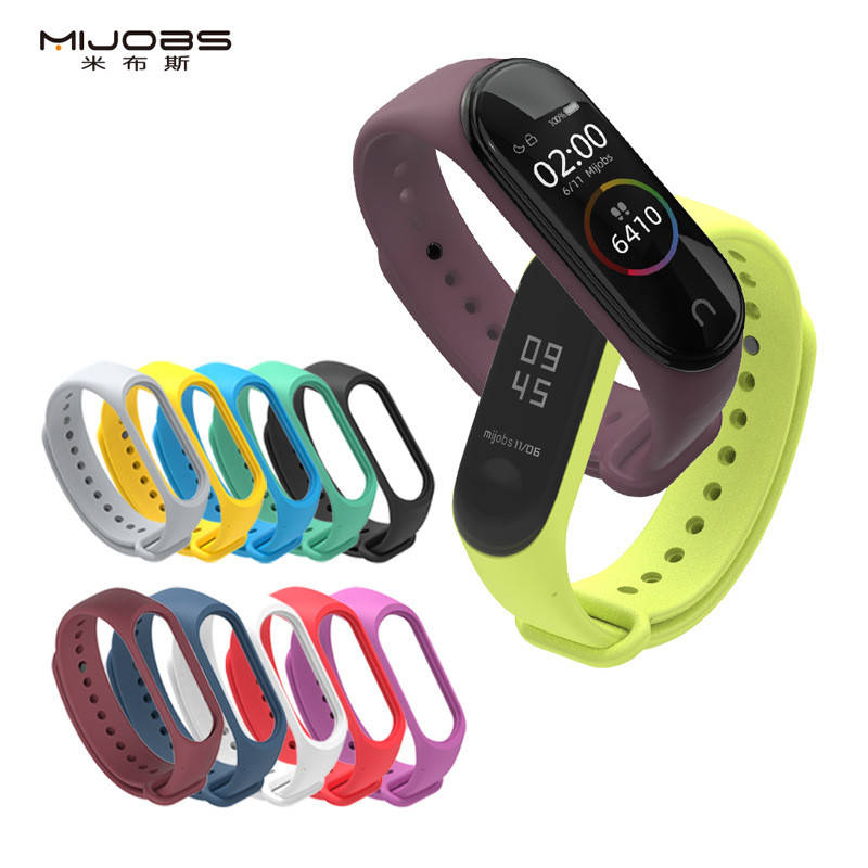 

Силіконовий ремінець MiJobs для Xiaomi Mi Band 3 / 4. Оригінал. Подарунок!