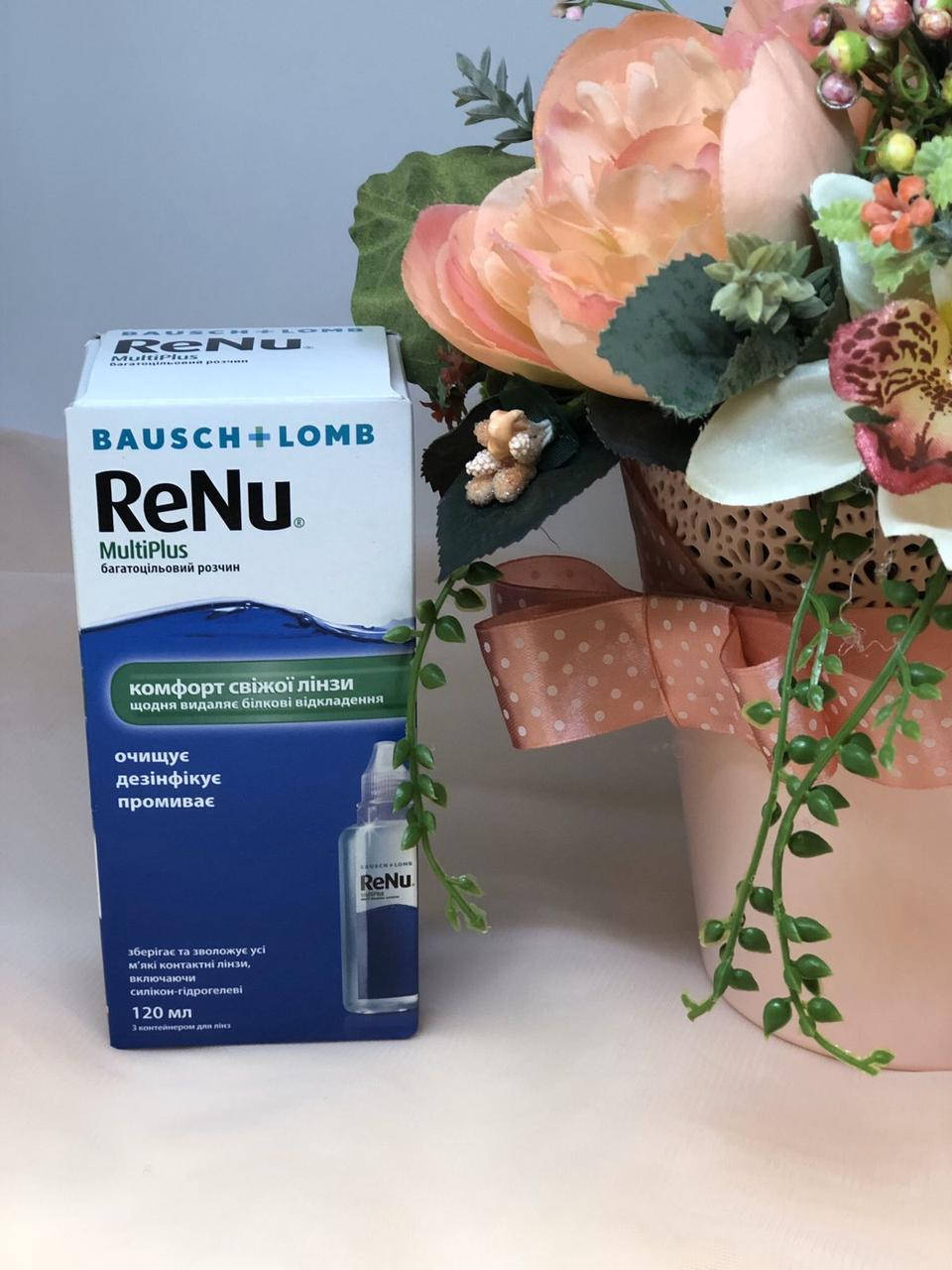 

Розчин для контактних лінз "Bausch & Lomb" RENU Multiplus 120 мл.