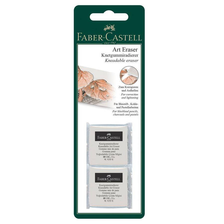 

Ластик-Клячка Faber-Castell 127155 белая 2шт в блистере, Белый