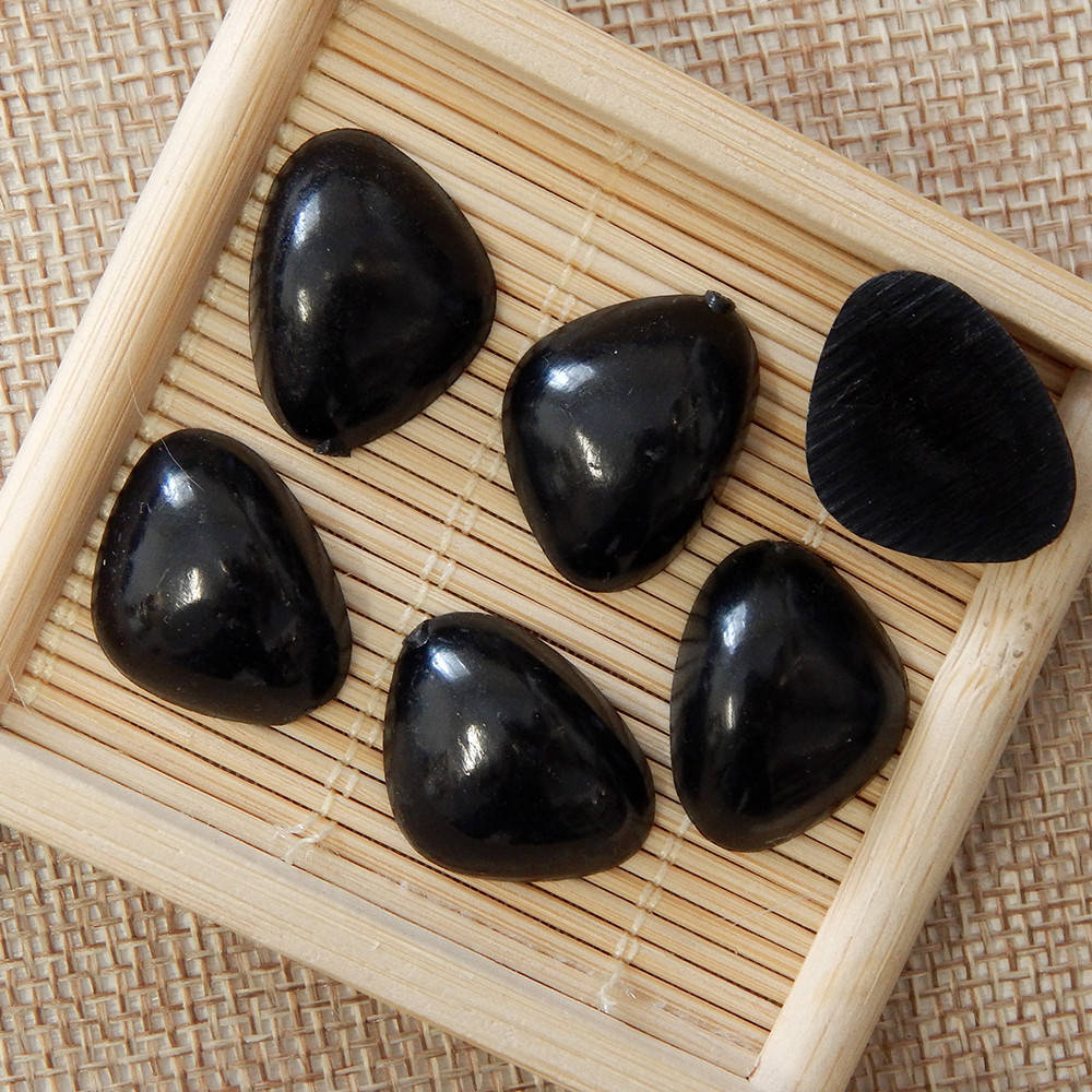 

Носики для игрушек клеевые, 19*15 мм, черный (10 шт)