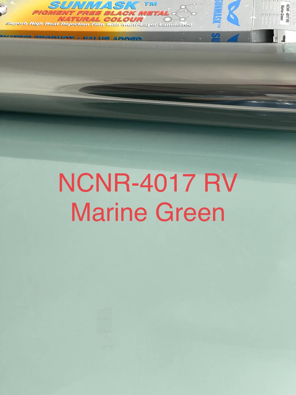 

Marine Green металлизированная тонировочная плёнка: 50смх3м, Зелёный