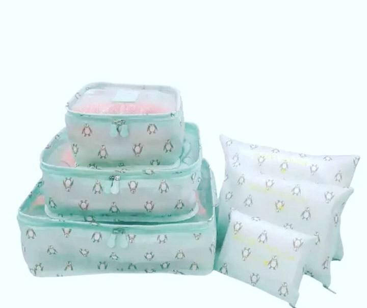

Дорожные органайзера для вещей Secret Pouch (Пингвинчики) 6 шт в наборе