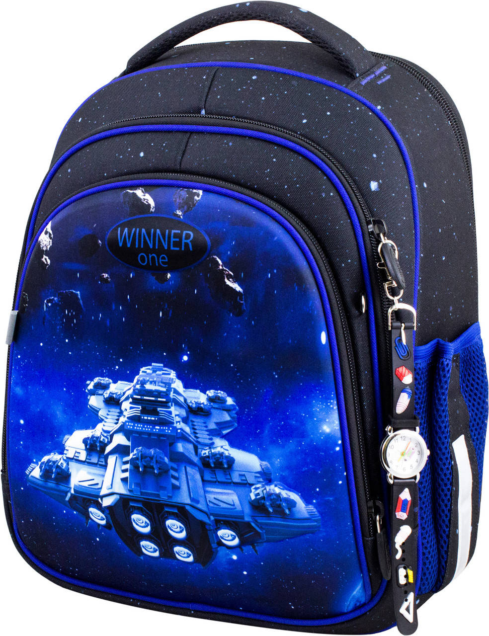 

Ранец школьный для мальчиков Winner One 5009 Рюкзак портфель каркасный 1 класс