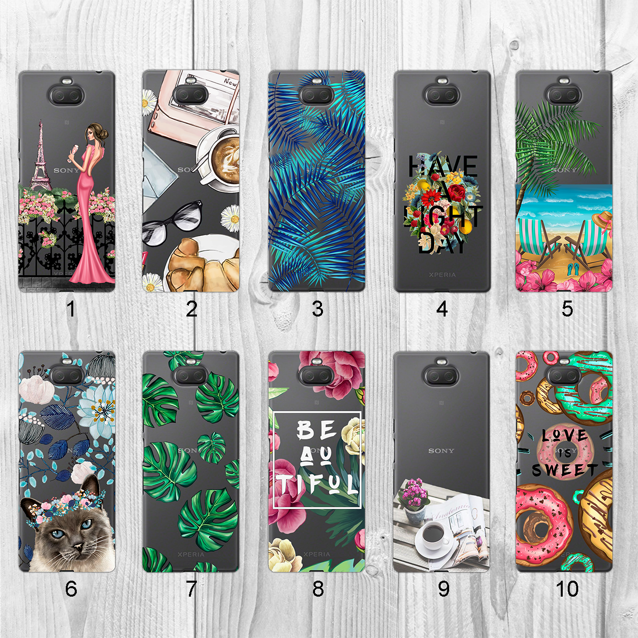 

Силиконовый чехол с рисунком для Sony Xperia 10 (Xperia XA3) (new collection)