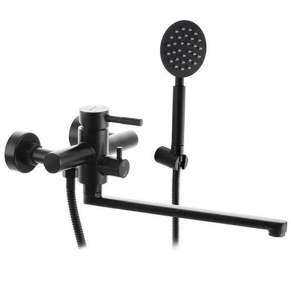

Смеситель для ванны чёрный матовый Sus 006 Black mat, Черный