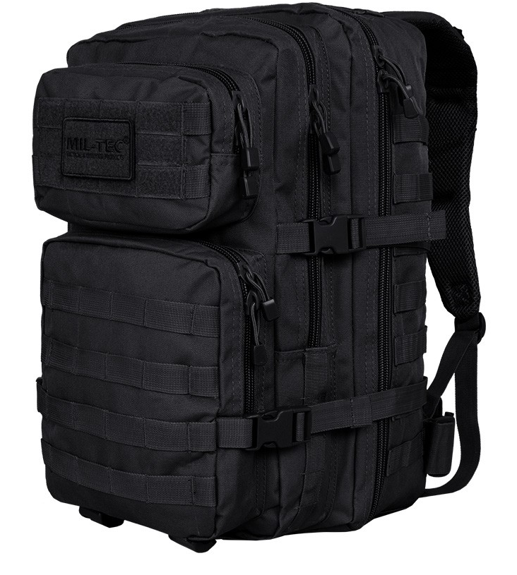 

Большой черный рюкзак Mil-Tec Assault 36 л