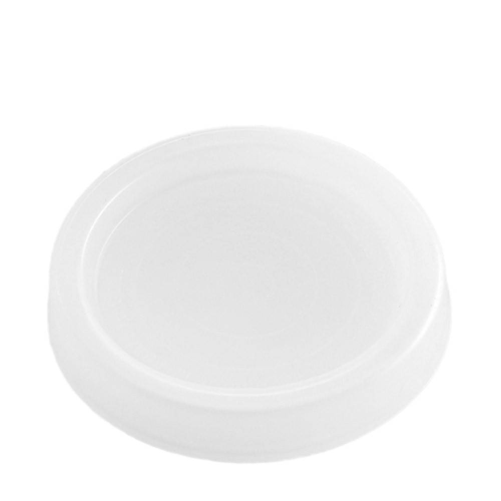 

Кришка пласт для консервації 8.5см біла