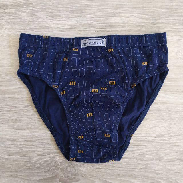 

Трусы подростковые для мальчика хлопок Квадратики Natural Club Польша 152, синий