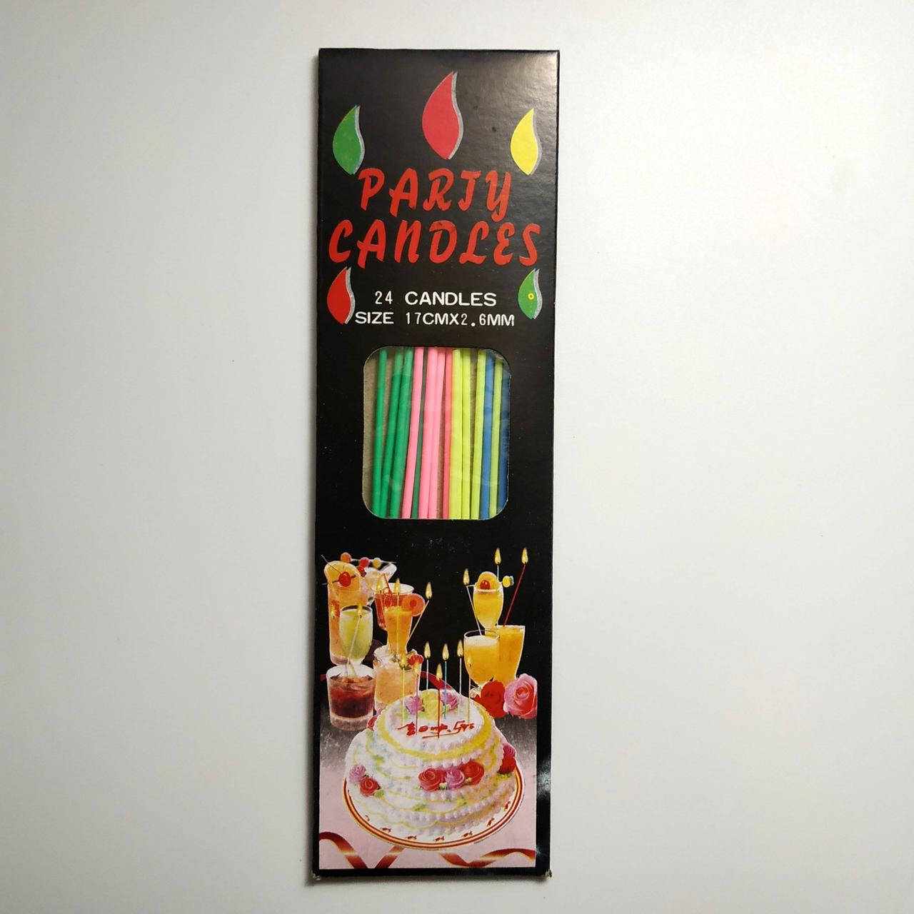 

Свечи для торта SoFun party candles тортовые 18 шт