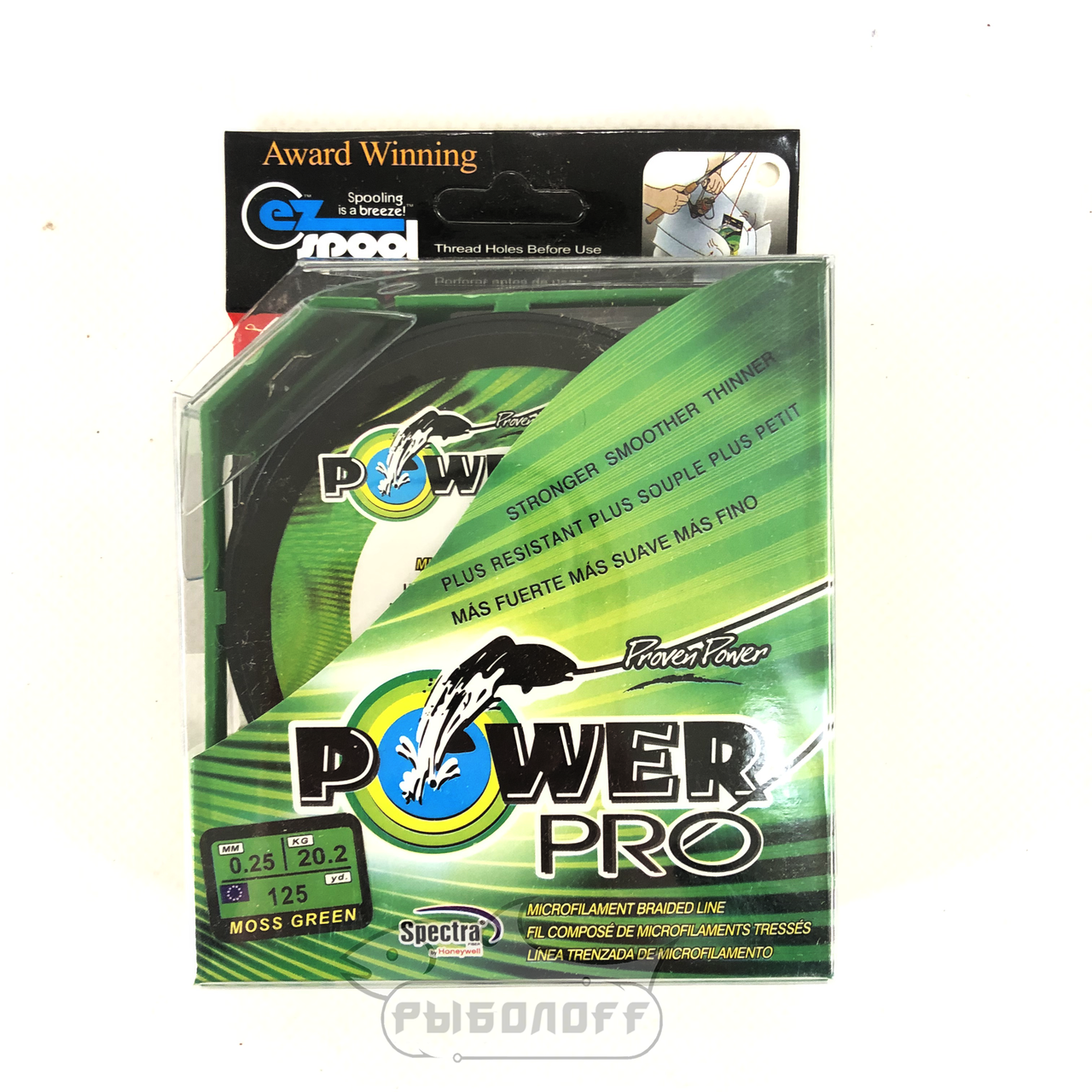 

Плетенный шнур Power Pro 100м (от 0.10мм до 0.40мм), Зелёный
