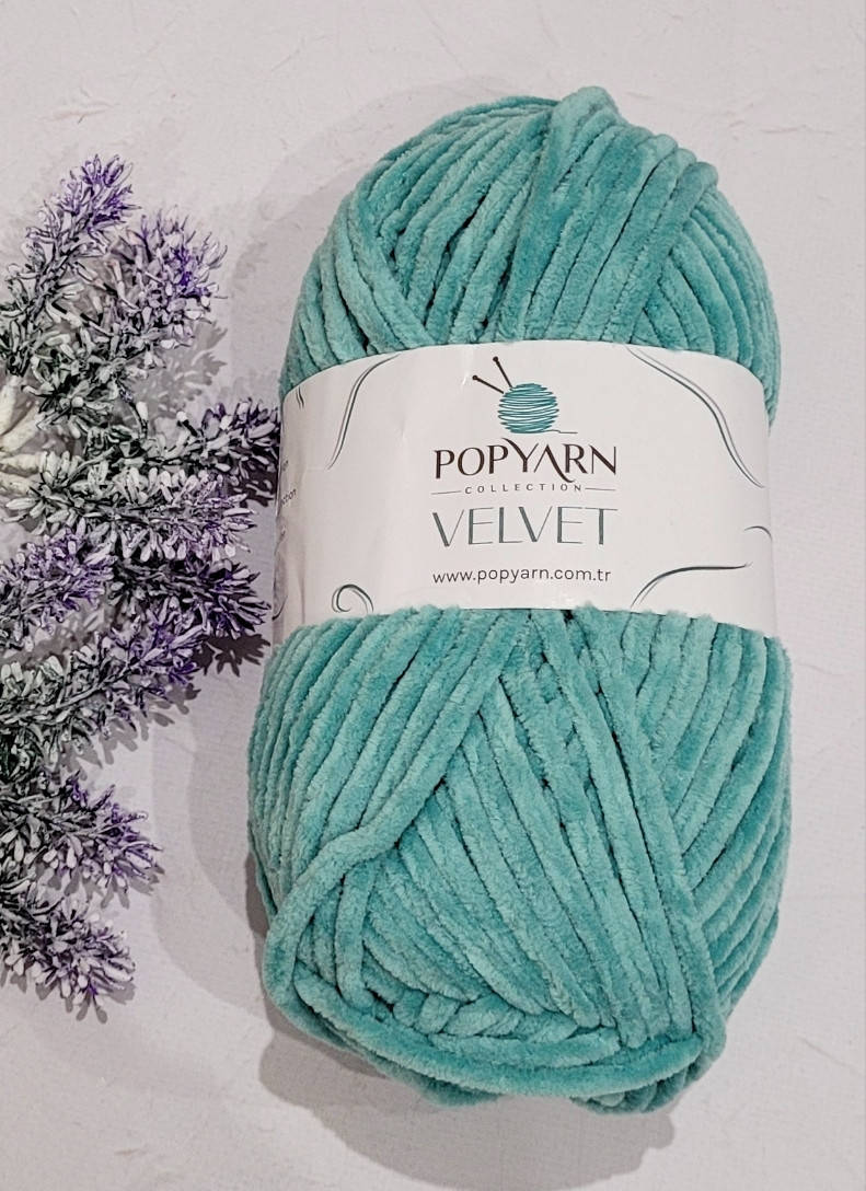 

Popyarn Velvet №23 лазурний