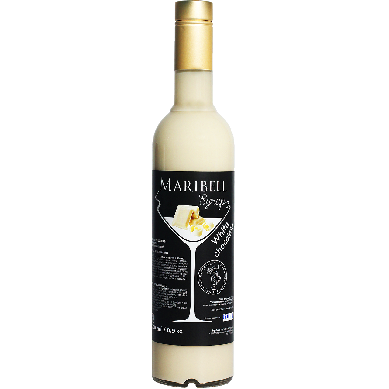 

Сироп коктейльний «Белый шоколад» MARIBELL 700 мл