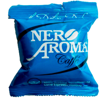 

Кофе в капсулах Nero Aroma Caffe Decaffeinato без кофеина 50шт