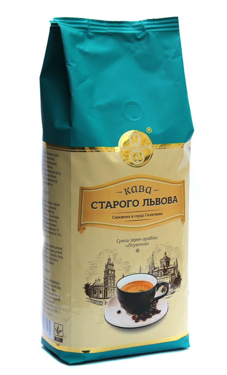 

Кава зернова Кава старого Львова лігумінна з ароматом ірланського крему