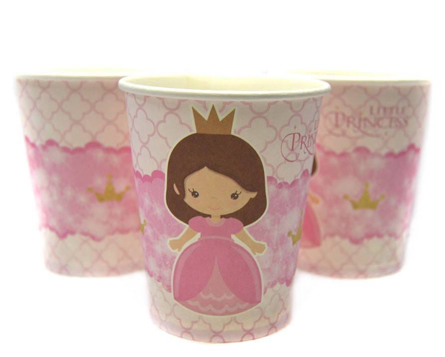 

Стаканы одноразовые бумажные детские "Little Princess"
