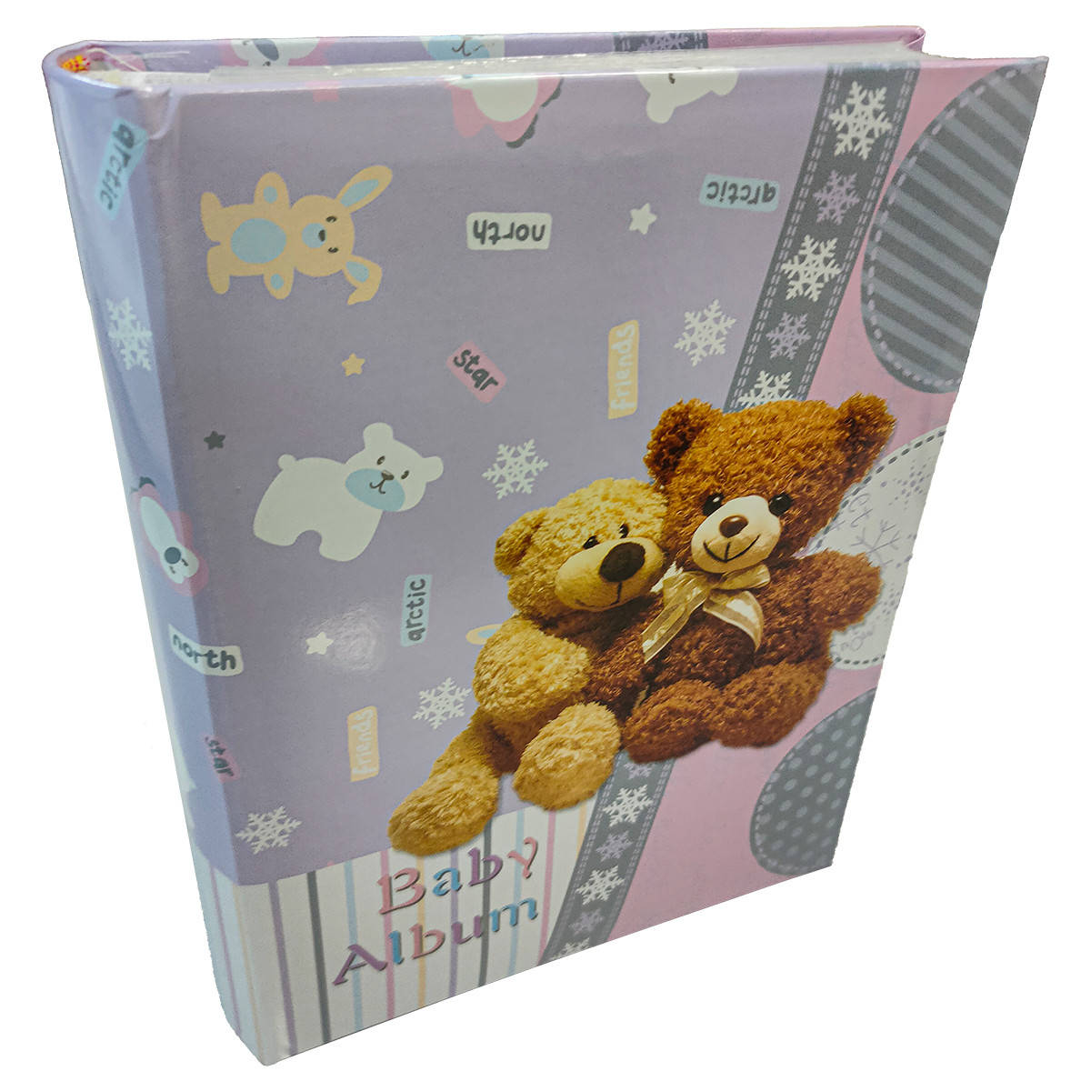 

Детский альбом для фотографий 10*15 на 200 фото Chako Bear Фиолетовый (01062583)