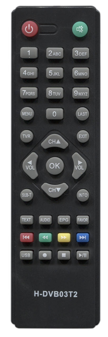 

Пульт для DVB-T2 World Vision T37