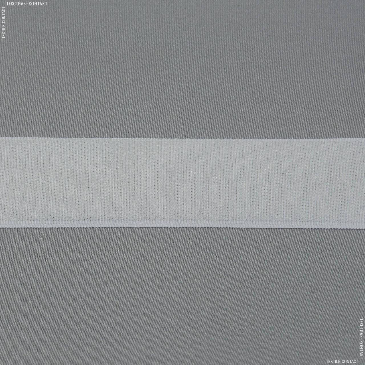 

Липучка велкро пришивная жесткая часть белая 50мм/25м, Белый