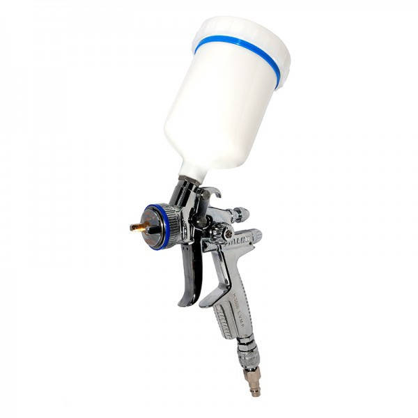 

Краскопульт пневматический LVMP верх.пласт.бачок 600мл, форсунка-1,3мм Italco H-3003-1.3LM