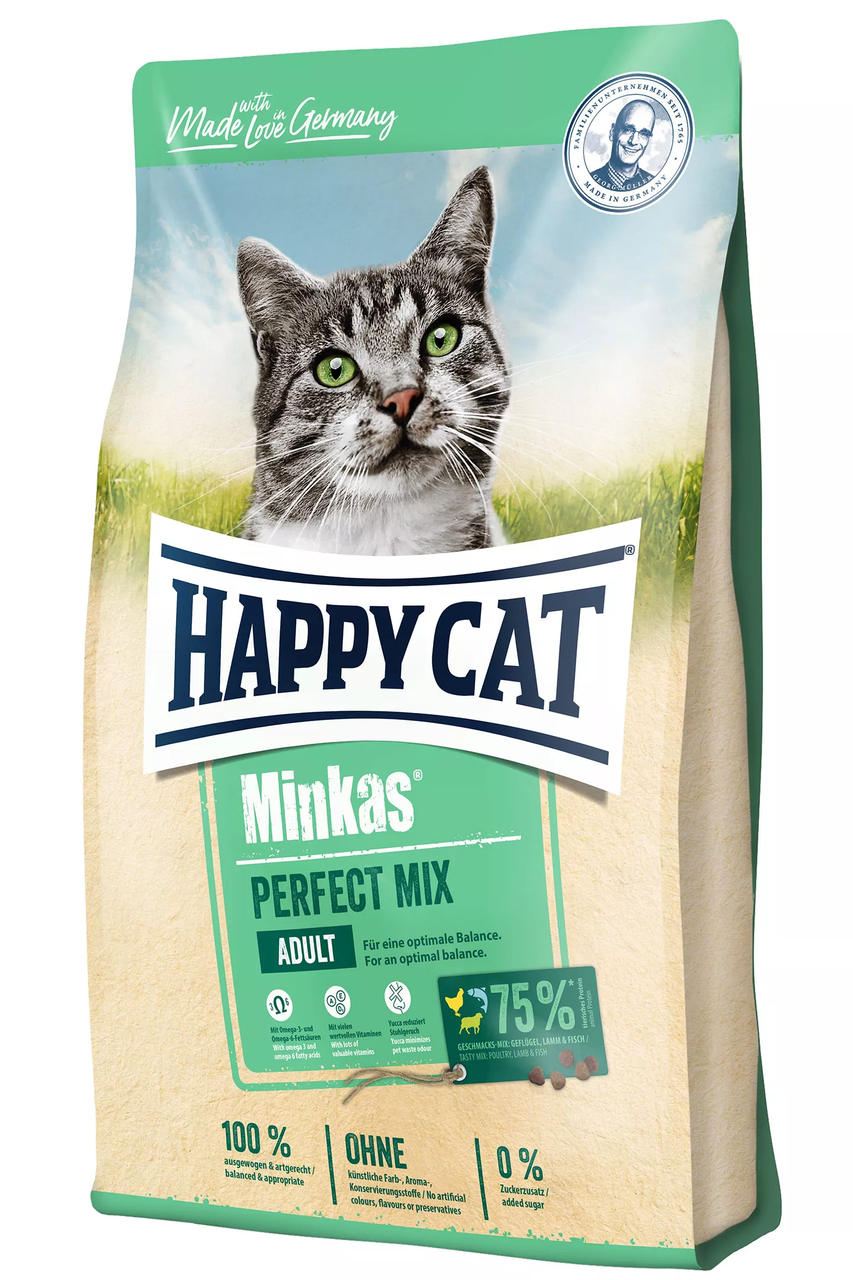 

Сухой корм для кошек Хеппи Кет Happy Cat Minkas Perfect Mix 4 кг
