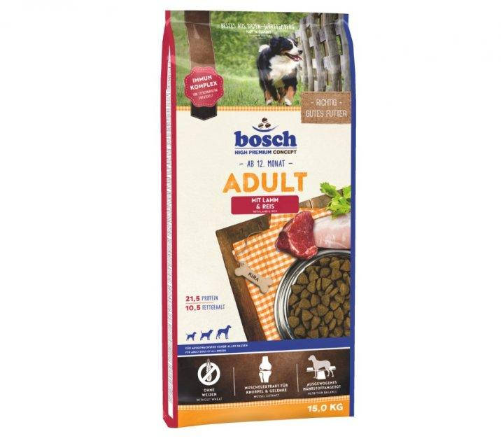 

Bosch Adult Lamb and Rice Сухой корм для собак с ягненком и рисом (15 кг)
