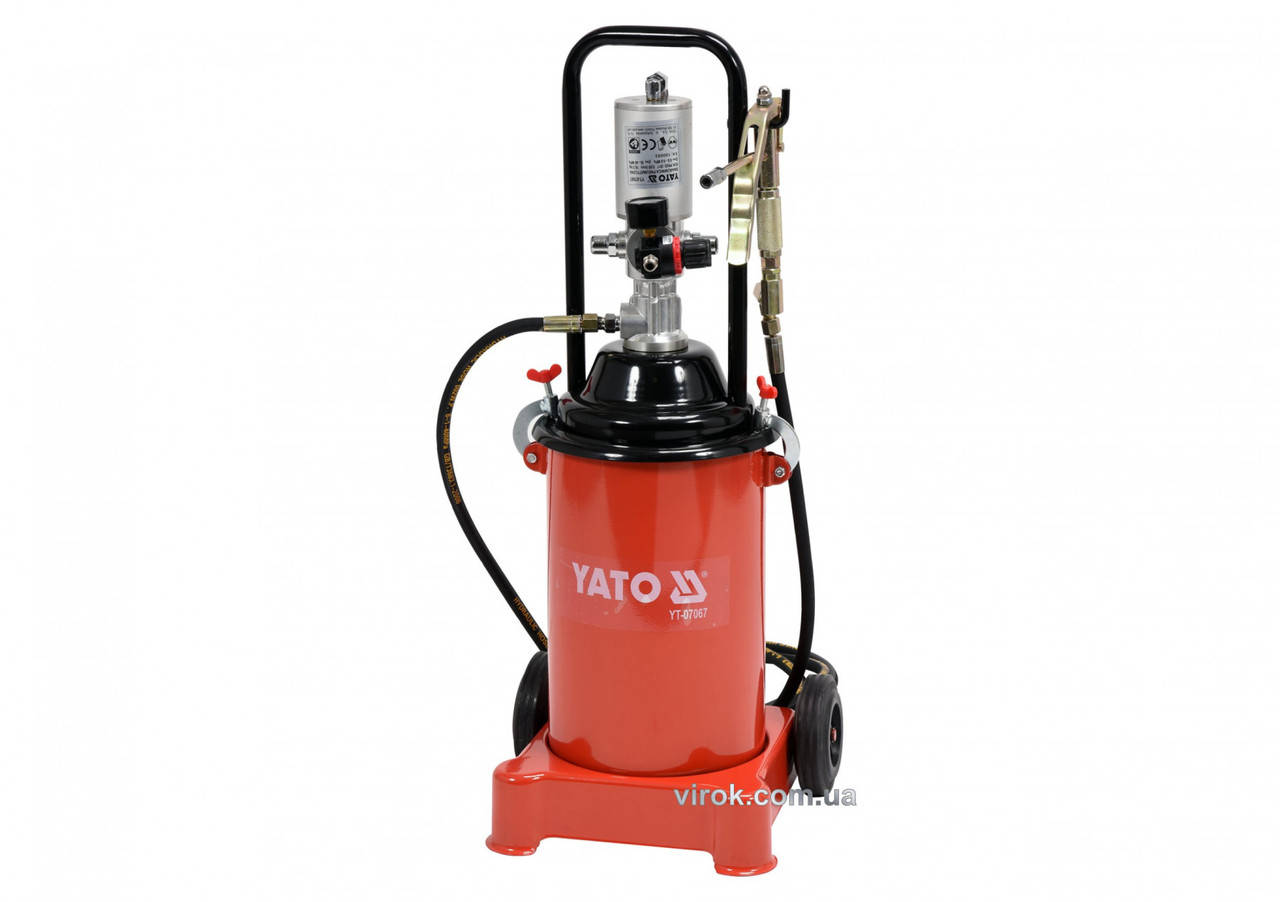 

Пневматическое смазочное устройство YATO 12 л 0.8 МПа 4 м YT-07067