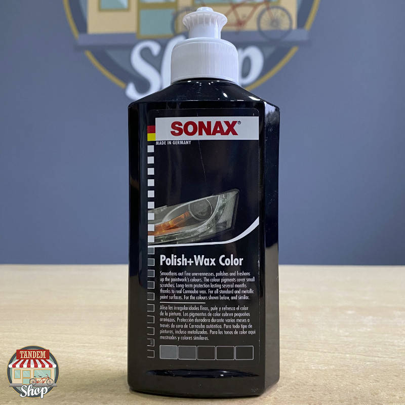 

Цветной полироль с воском SONAX Polish&Wax Color NanoPro, 500 мл Черный