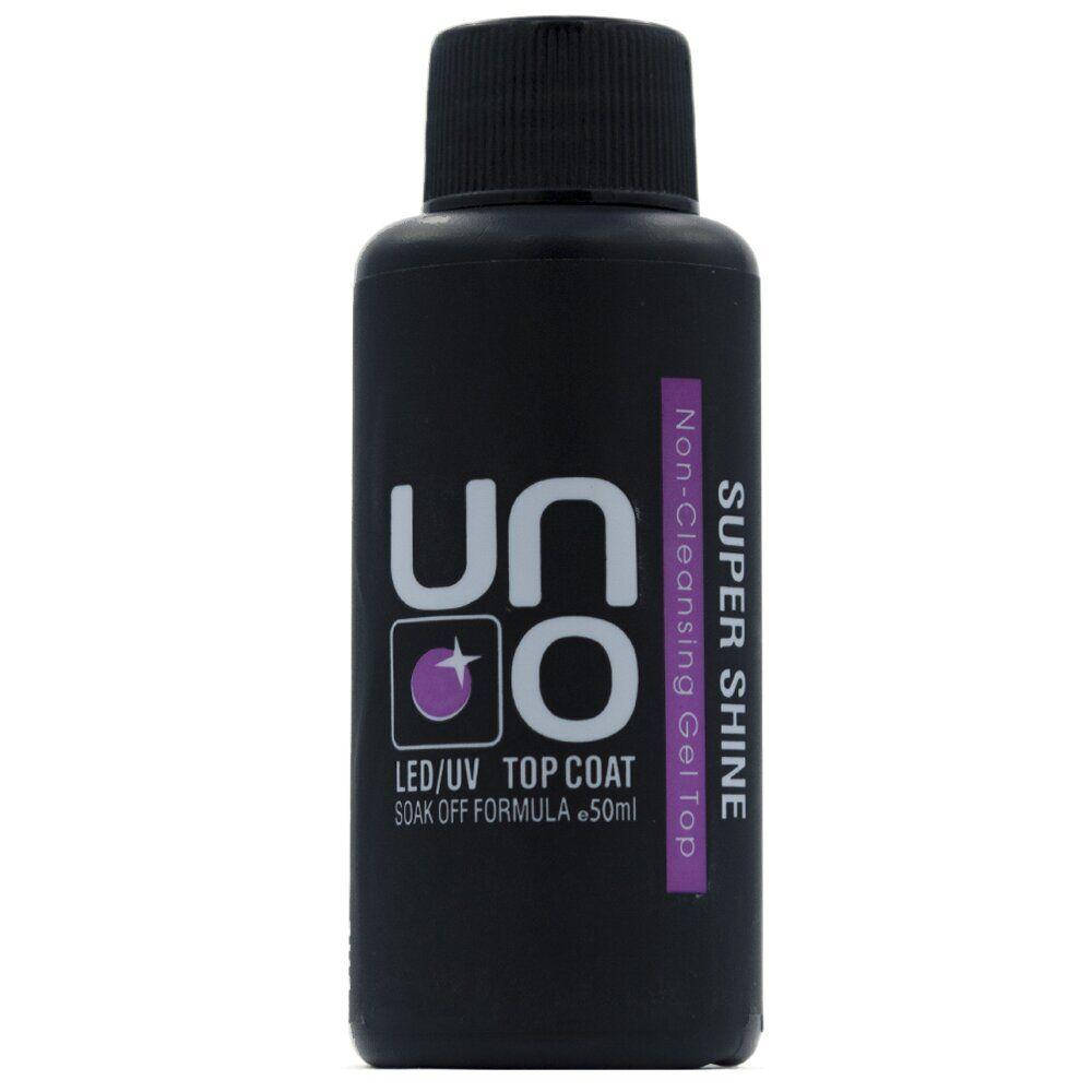 

Топ для ногтей UNO 50 мл Super Shine Non-Cleansing Gel Top