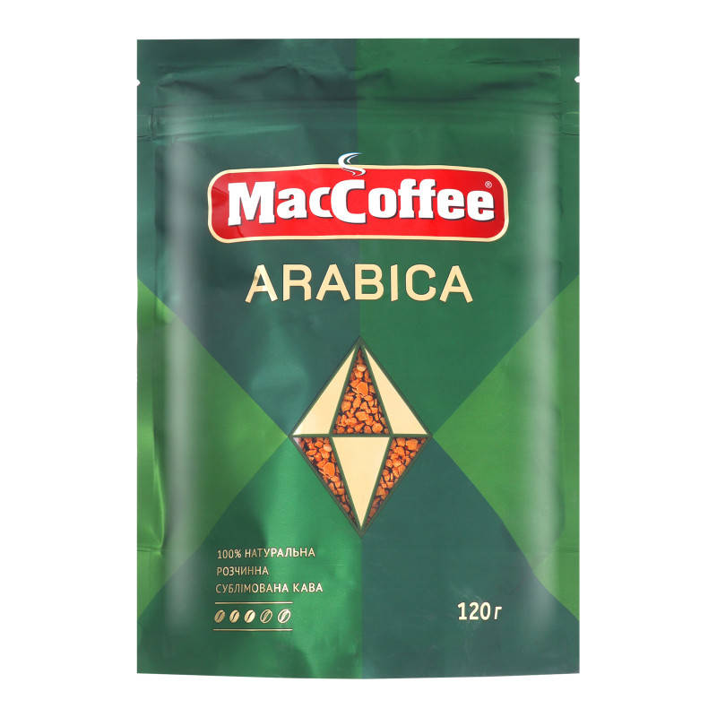 

Растворимый кофе Арабика MacCoffee 120 грамм