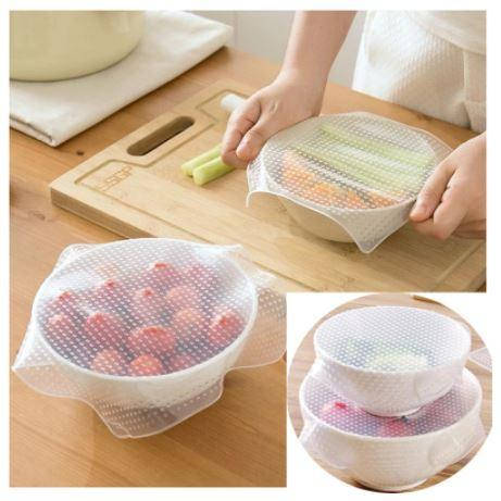 

Набор силиконовых крышек Stretch and Fresh