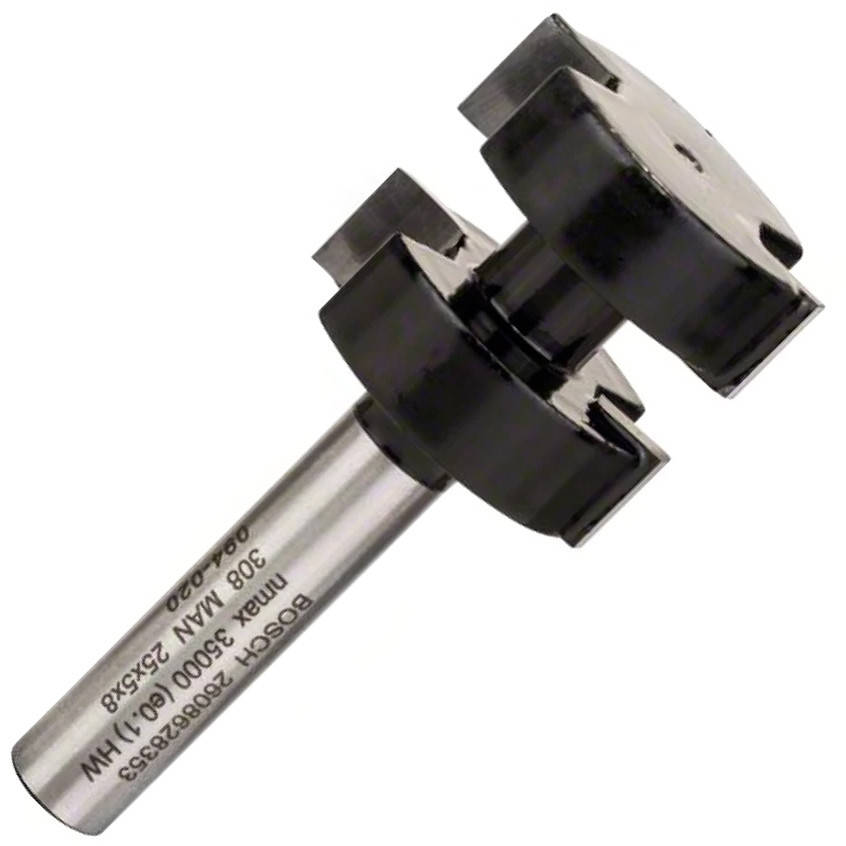 

Фреза концевая пазошиповая BOSCH 8х25х58