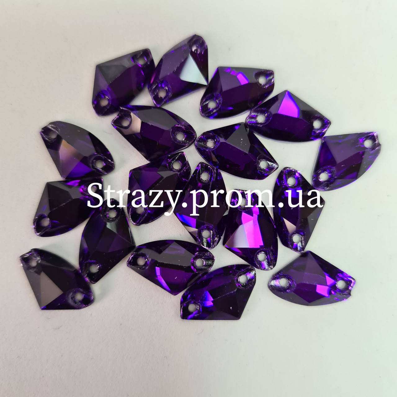 

Стразы Lux Топорик 9*14мм. Purple Velvet