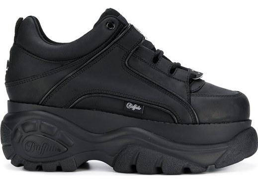 

Женские кроссовки Buffalo London Black (буффало, черные), Черный