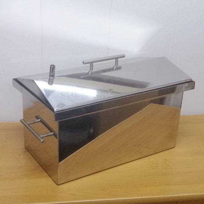 

Коптильня из нержавейки 1.5мм. для горячего копчения.(Большая)