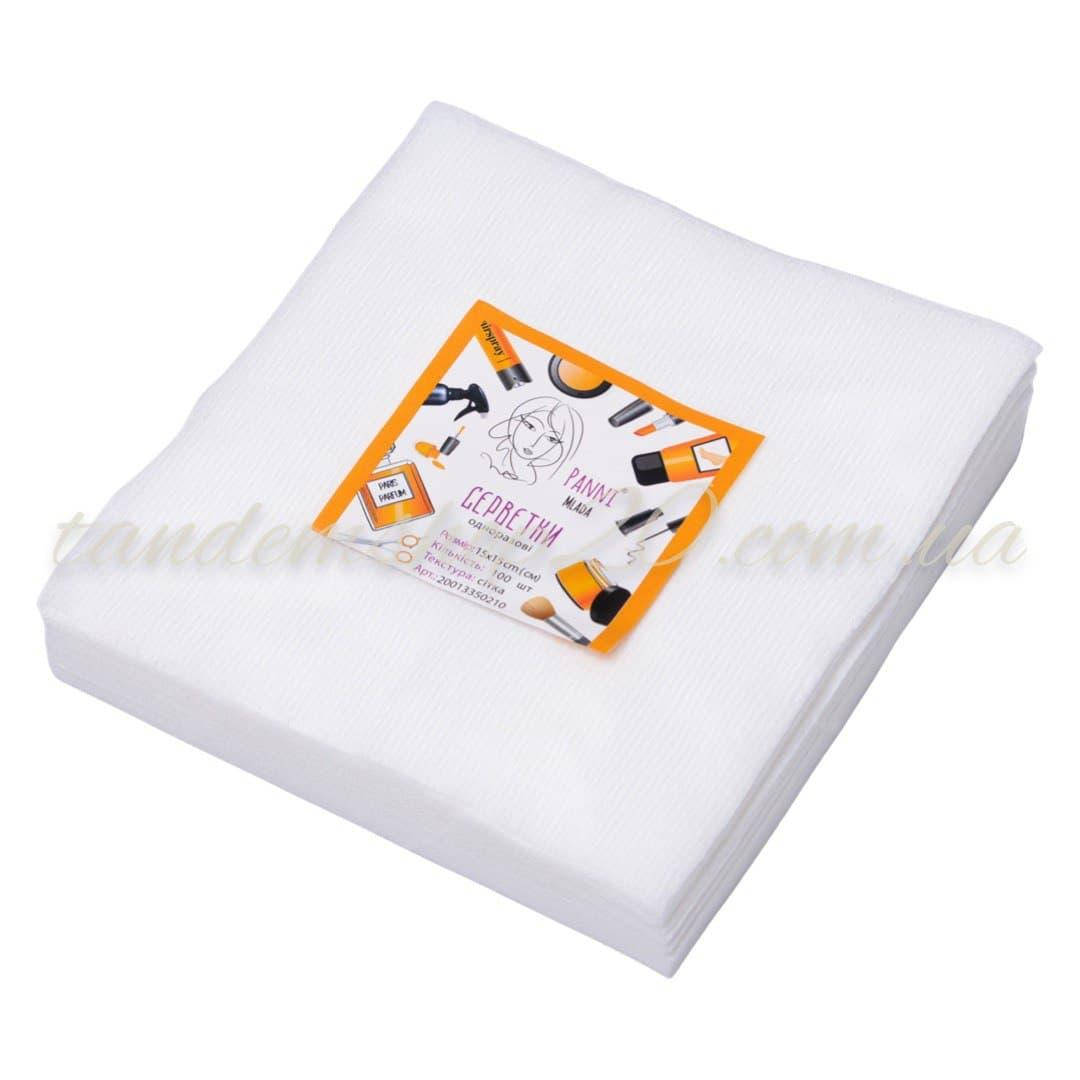 

Салфетки 15*15, спанлейс, 40 г/м2, 100 шт/уп, сетка