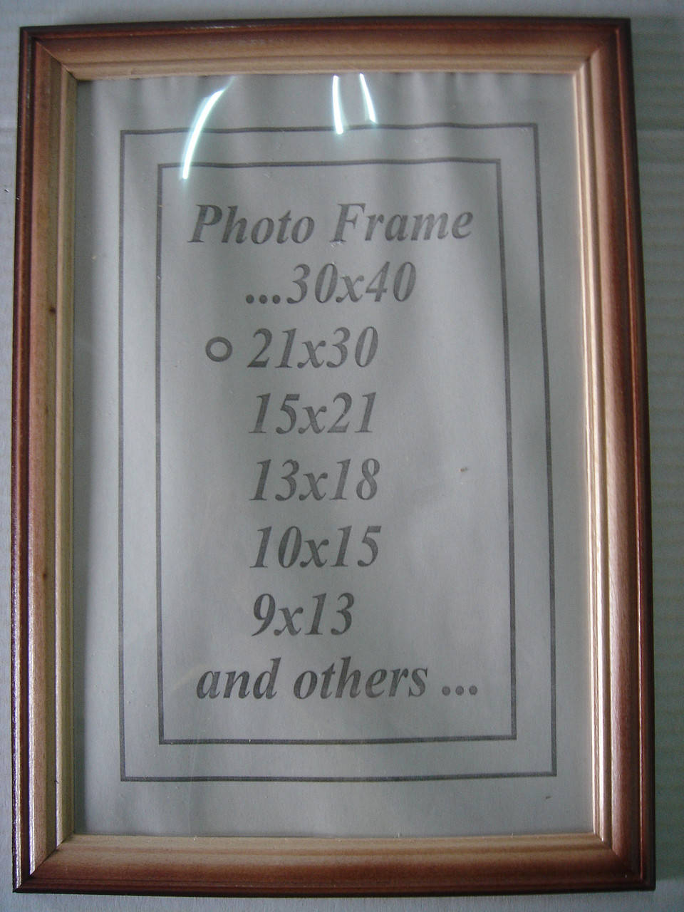 

Фоторамка 21*30 см, Коричневый