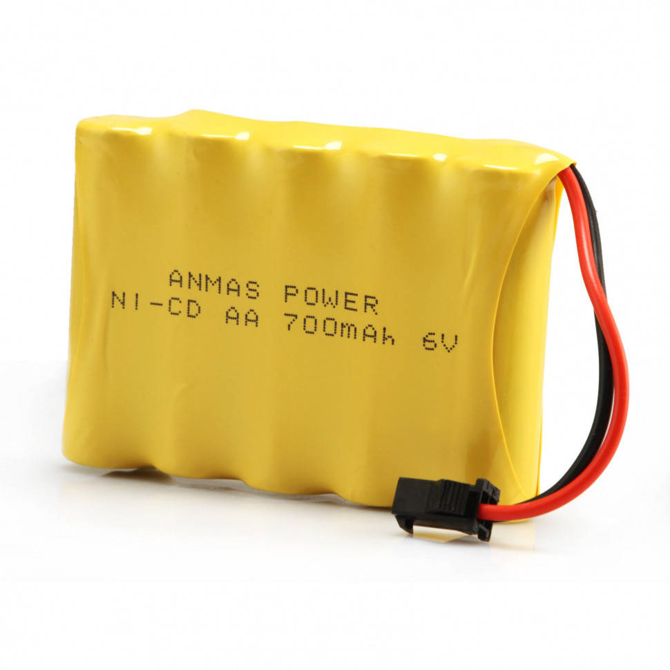 

Аккумулятор для игрушек на радиоуправлении Ni-Cd 6V 700 mAh