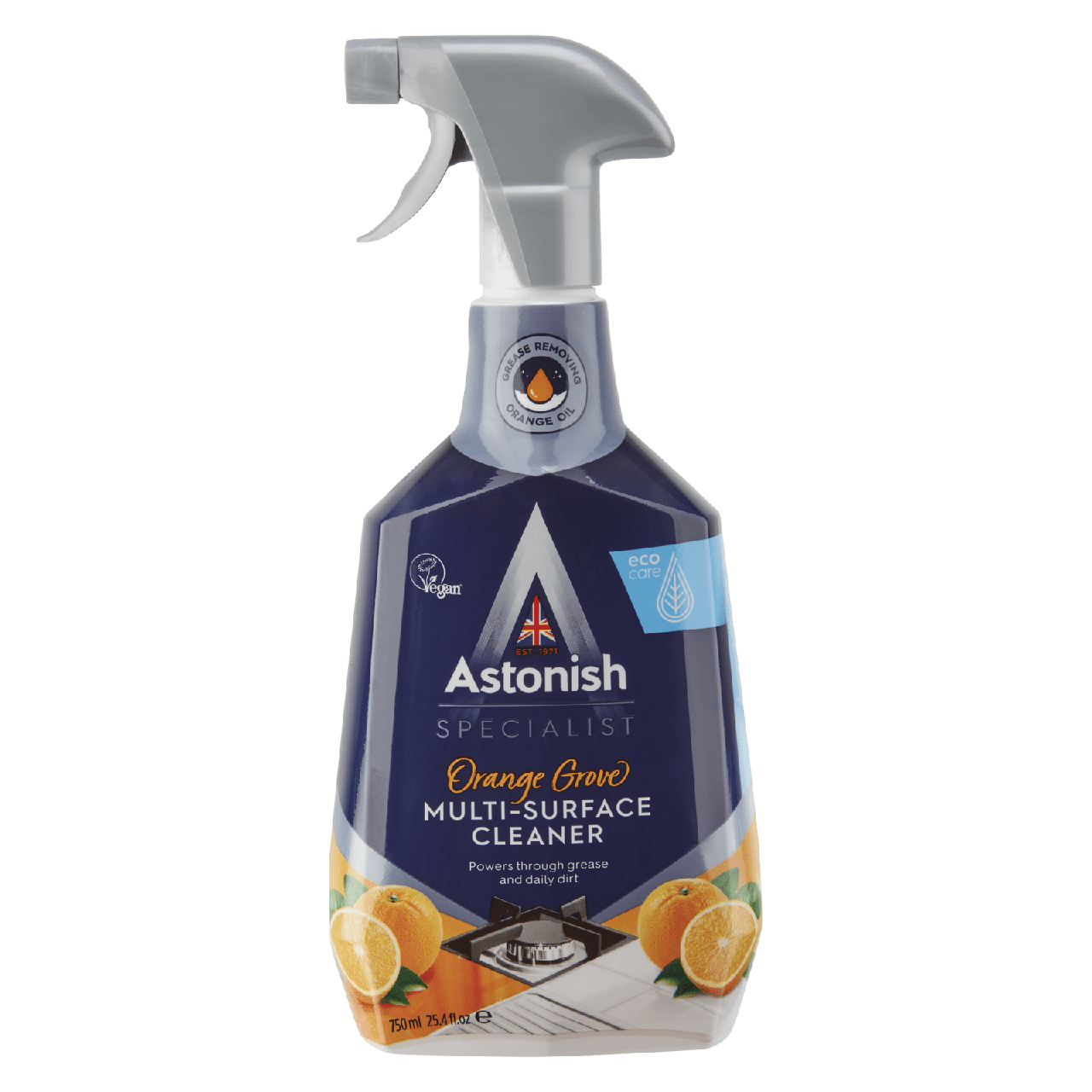 

Универсальное средство для чистки с апельсиновым маслом Astonish Multi-Surface Orange Grove 750 мл