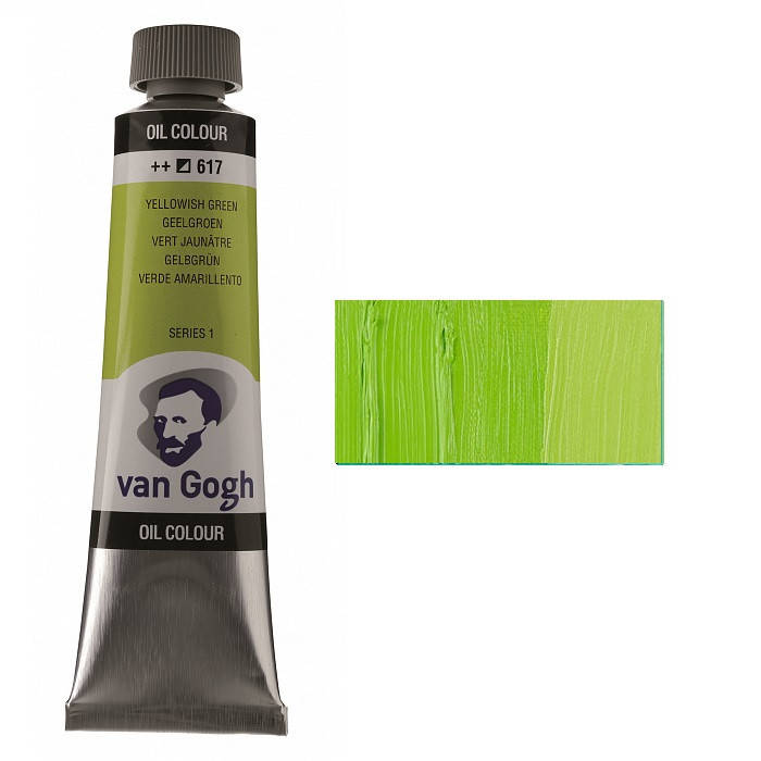 

Краска масляная Van Gogh (617) Желтовато-зеленый, 40 мл, Royal Talens