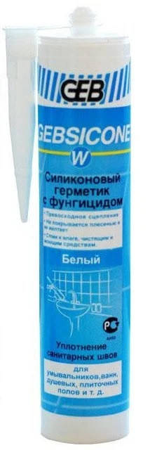 

Силикон белый GEB Gebsicone W