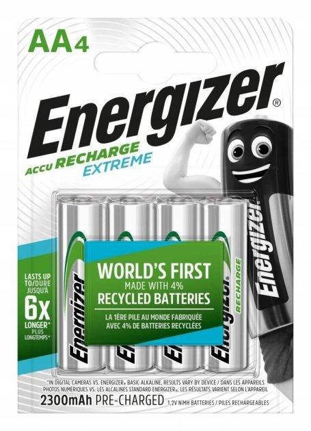 

Аккумуляторы AA ENERGIZER Extreme 2300mAh