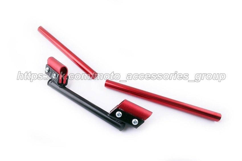 

Мото руль универсальный (диаметр 22мм) на мотоцикл, Красный